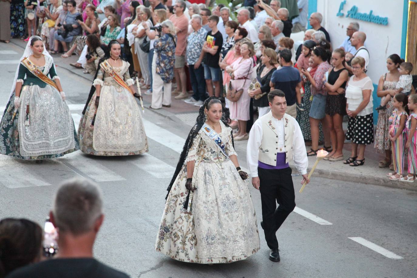 La procesión a la Mare de Déu de Loreto emociona en Xàbia