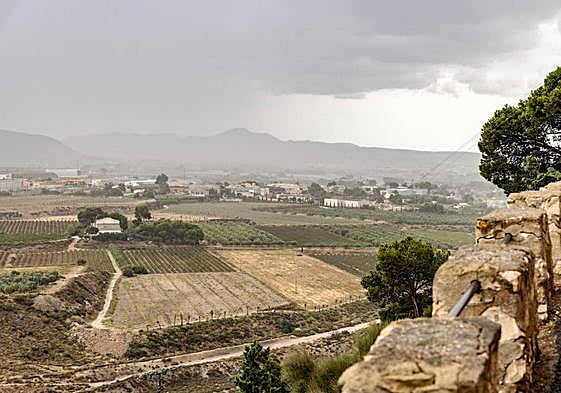 Una tormenta de verano en Novelda.