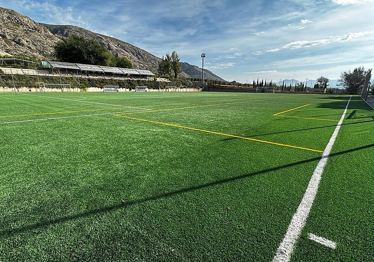 Campo de fútbol Luiches, en Villena.