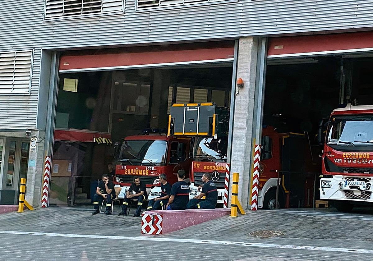 El retén auxiliar de la avenida Jaime II en Alicante