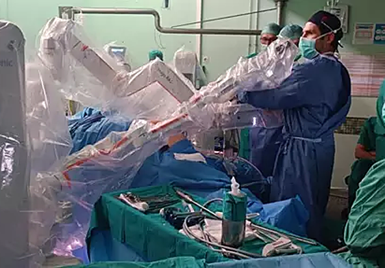 El robot que ha participado en la operación.