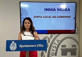 La portavoz del equipo de gobierno, Inma Mora.
