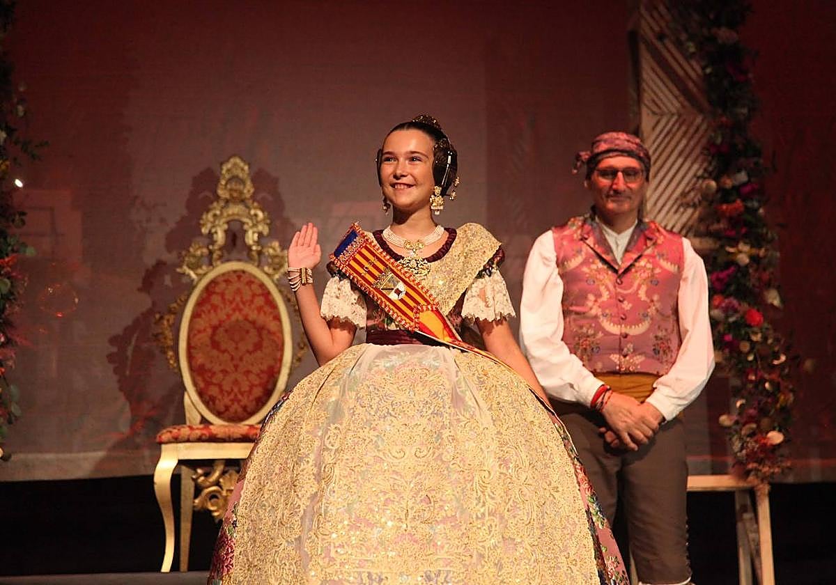 Candela Marco, fallera mayor infantil de Dénia