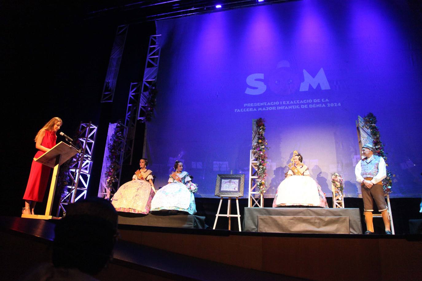 Candela Marco, fallera mayor infantil de Dénia