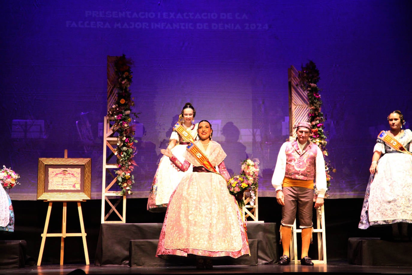 Candela Marco, fallera mayor infantil de Dénia