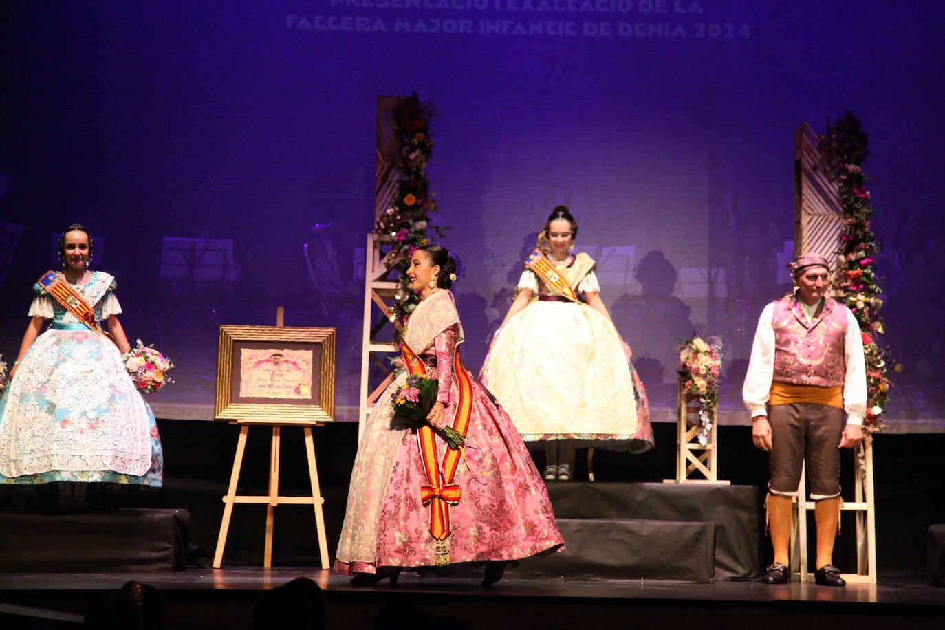Candela Marco, fallera mayor infantil de Dénia