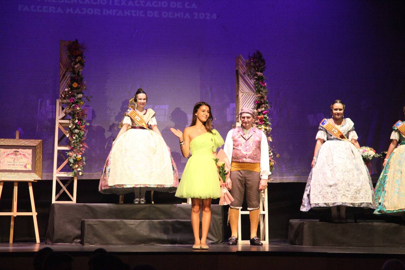 Candela Marco, fallera mayor infantil de Dénia