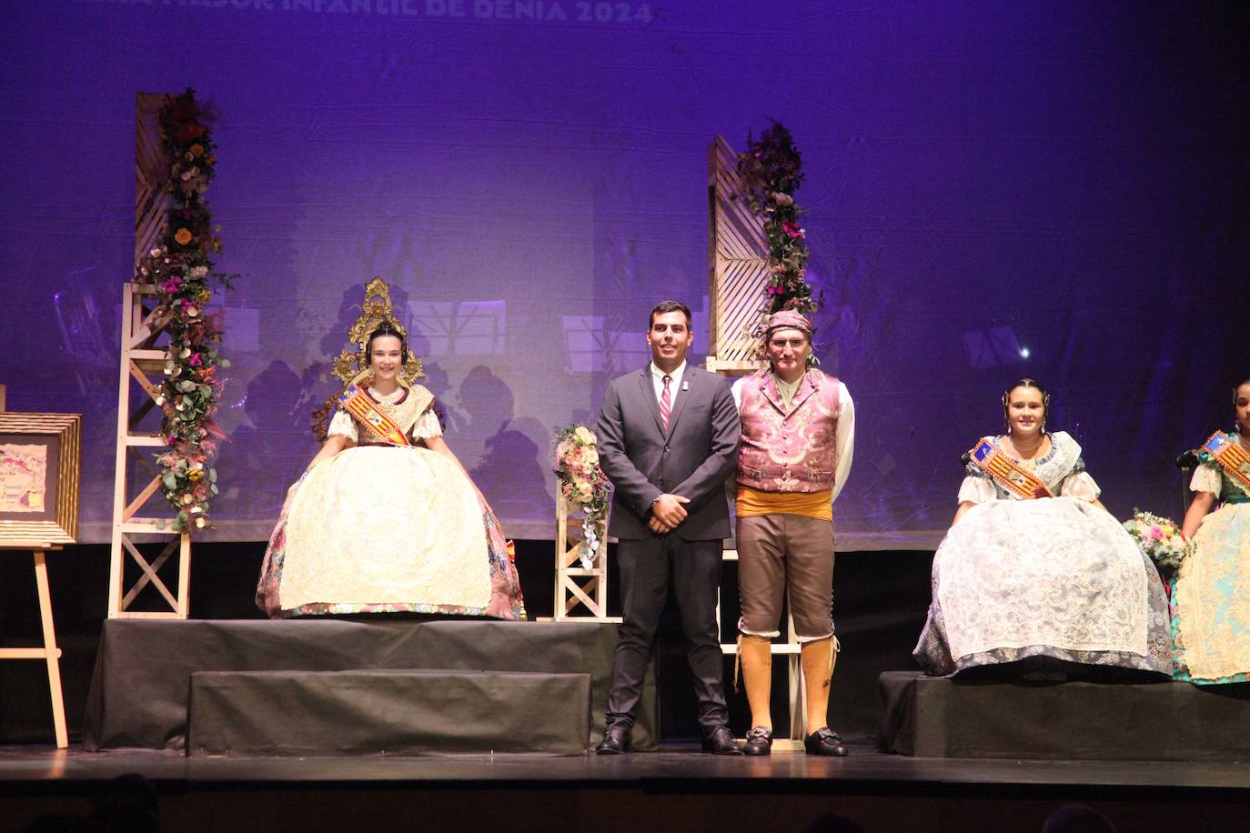 Candela Marco, fallera mayor infantil de Dénia