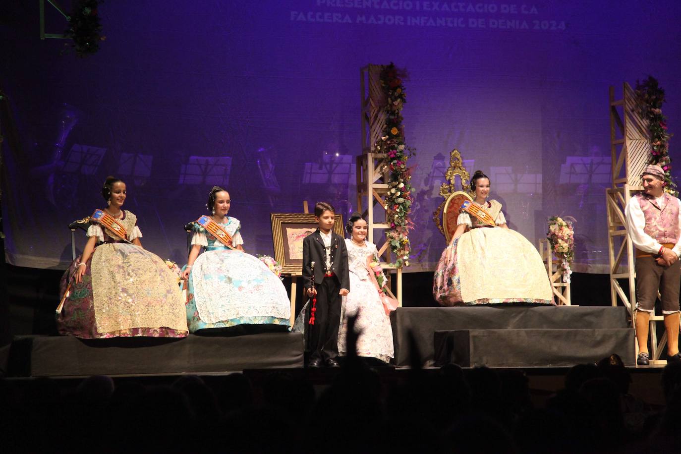 Candela Marco, fallera mayor infantil de Dénia