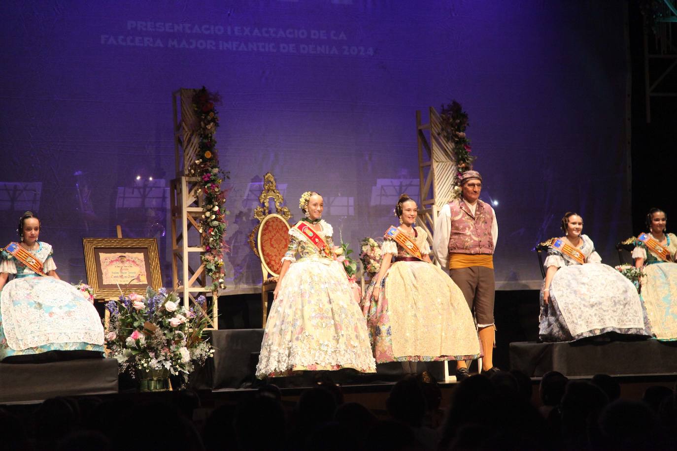 Candela Marco, fallera mayor infantil de Dénia