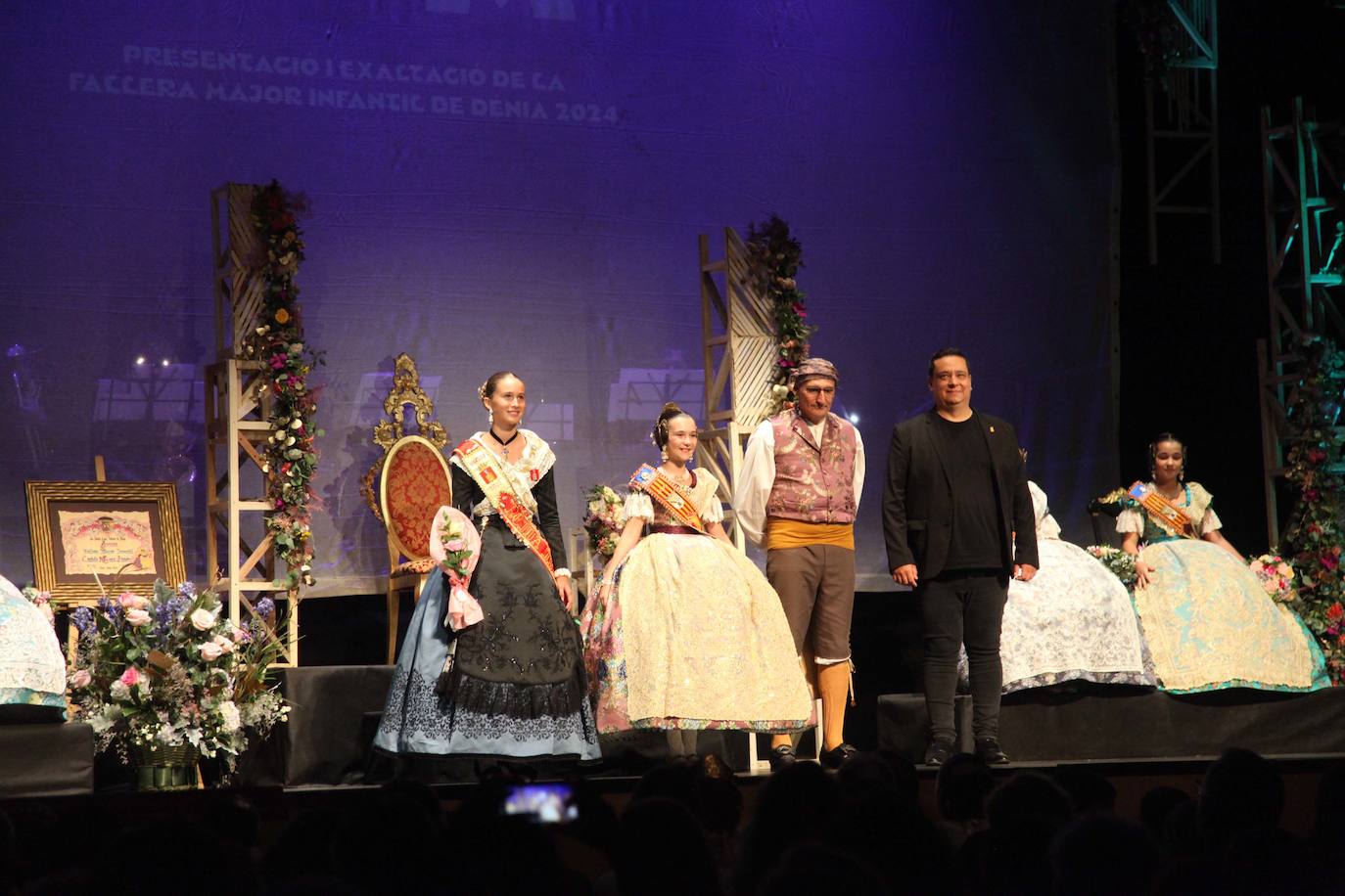 Candela Marco, fallera mayor infantil de Dénia