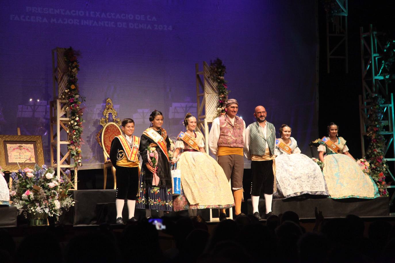 Candela Marco, fallera mayor infantil de Dénia
