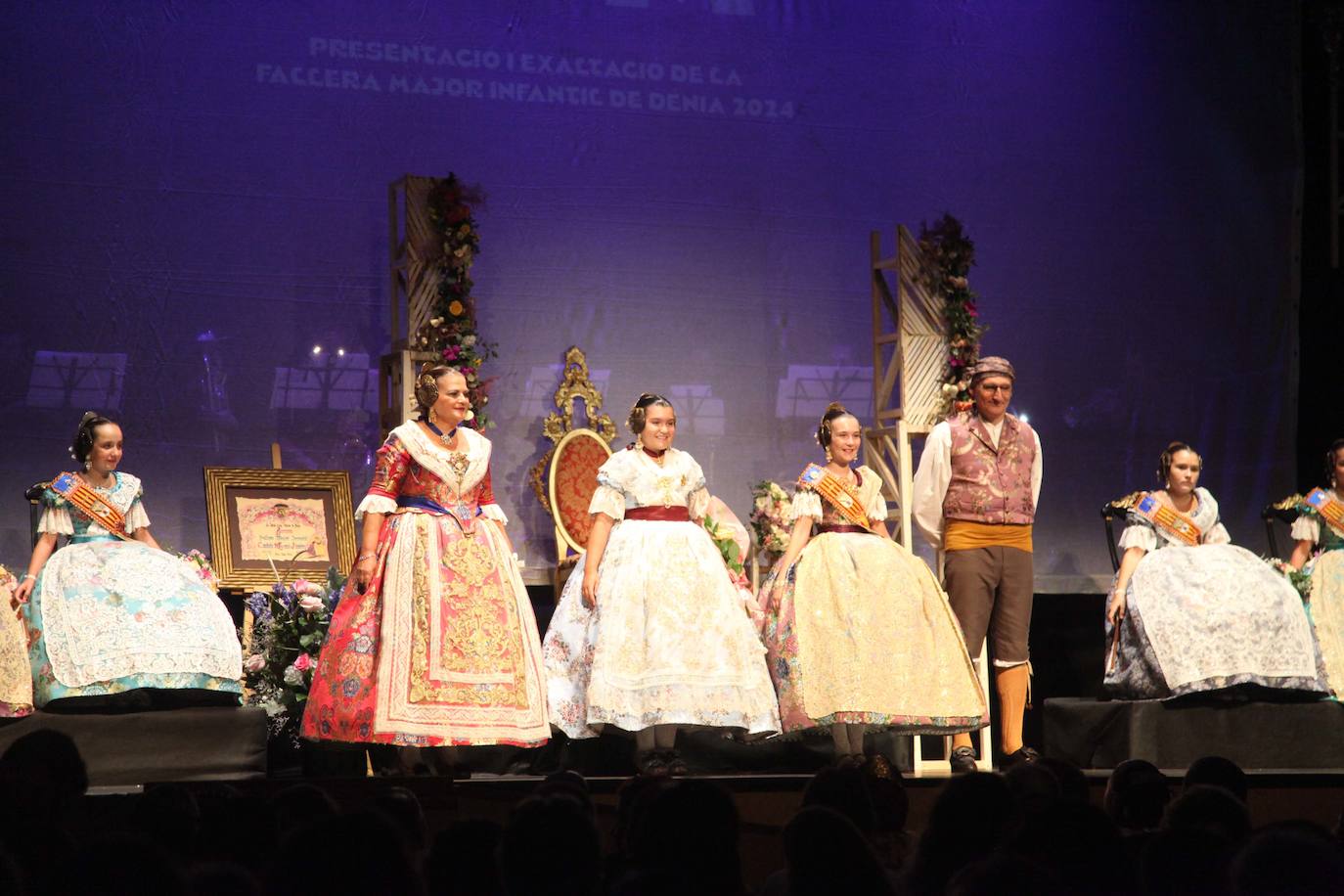Candela Marco, fallera mayor infantil de Dénia