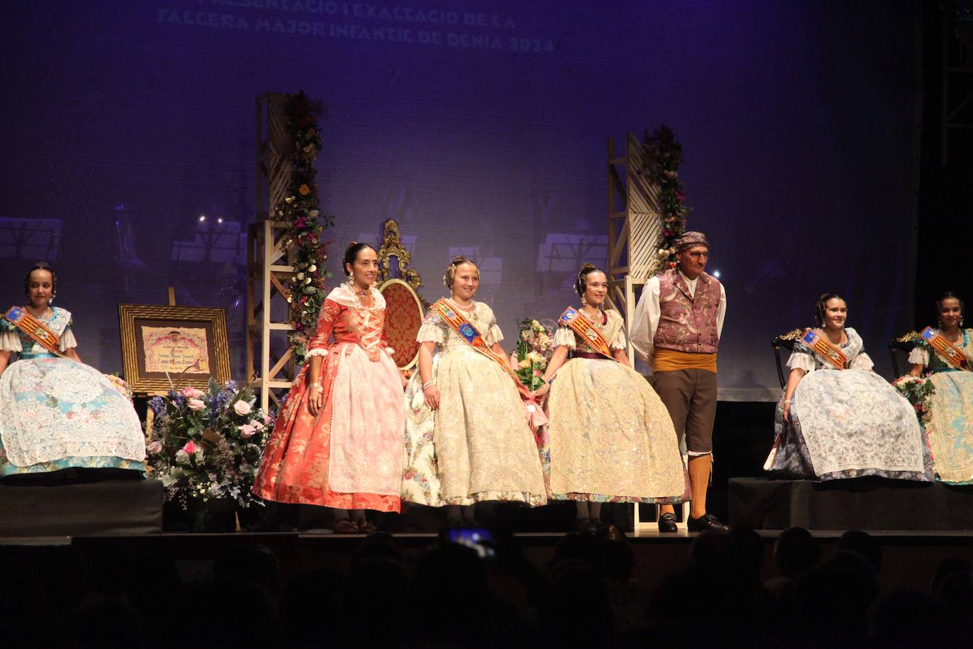 Candela Marco, fallera mayor infantil de Dénia