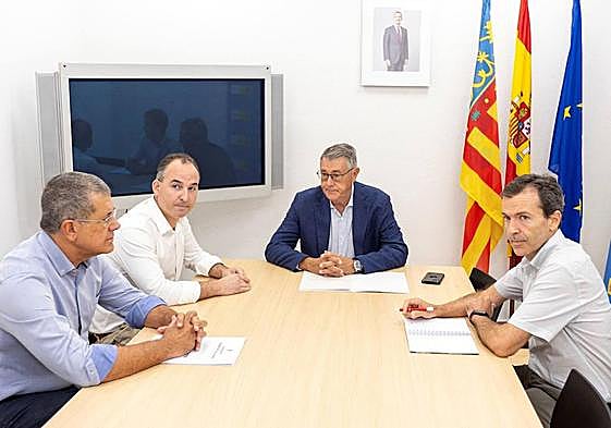Reunión de la Confederación Hidrográfica del Segura con la Diputación de alicante.
