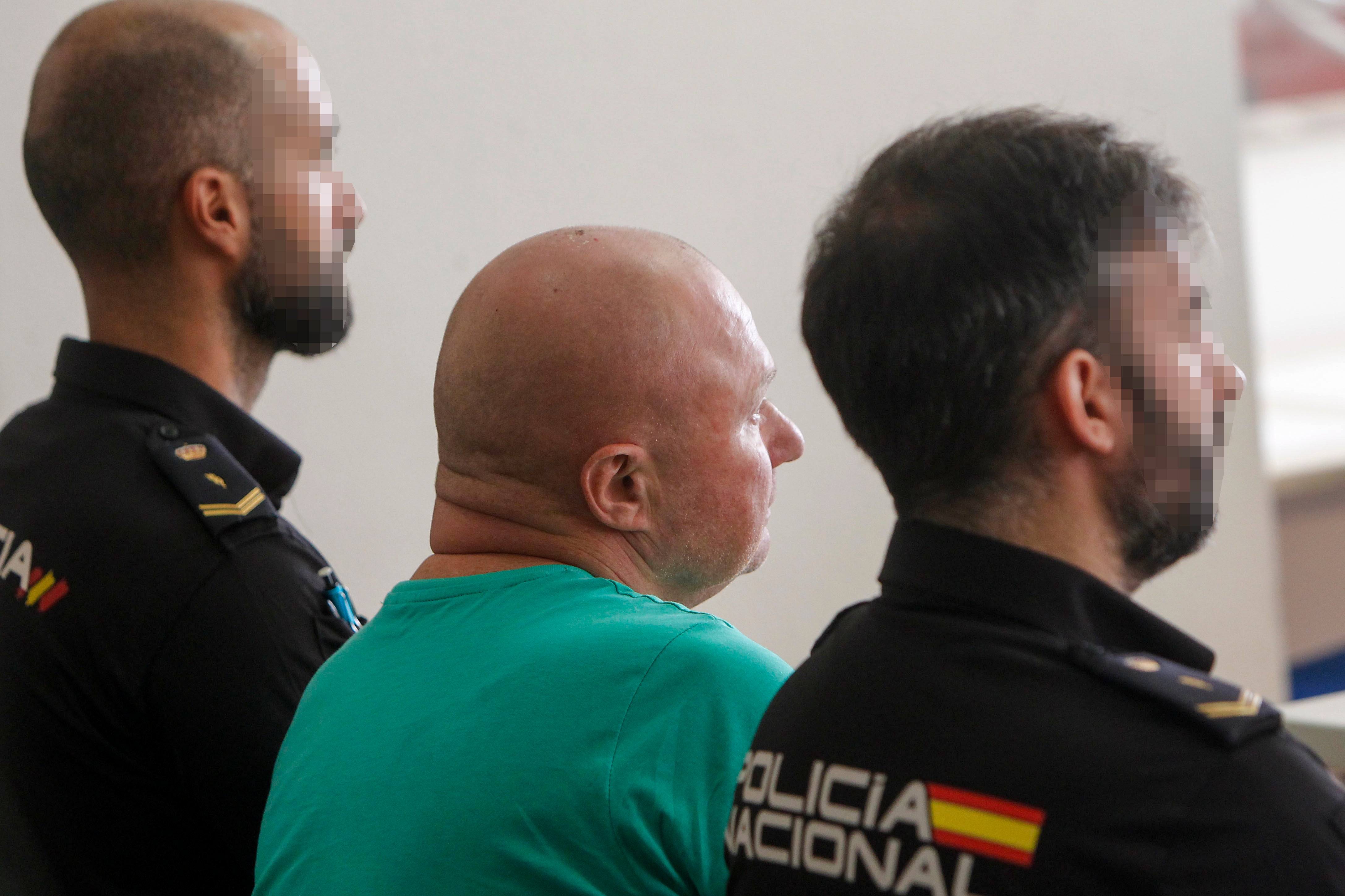 El 'gastrojeta' de Alicante durante el juicio tras su vigesimo arresto.