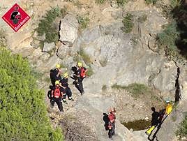Rescate de los bomberos
