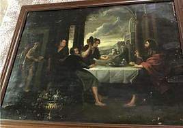 'La cena de Emaús' está expuesta en el Museo de Arte Sacro de Orihuela.