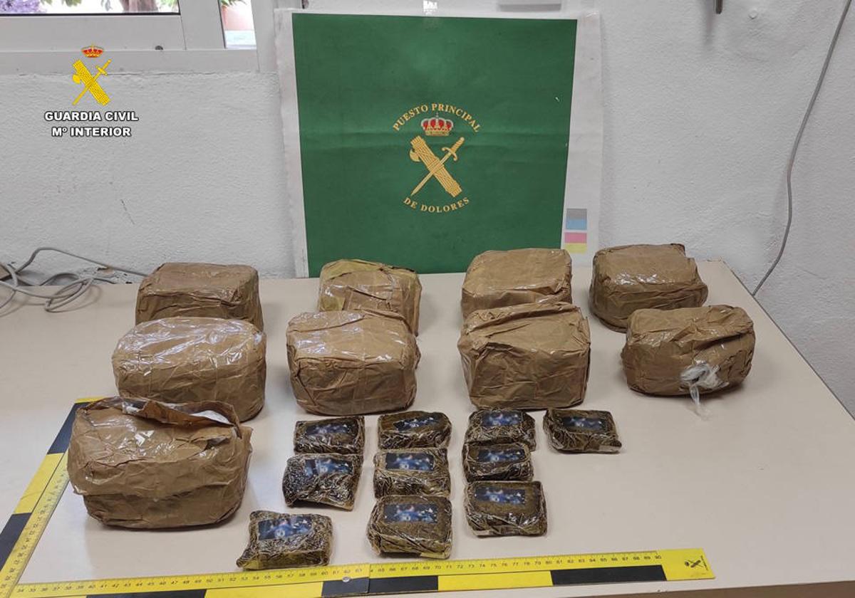 Droga intervenida por la Guardia Civil