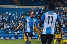 El autor del gol, Roger Colomina.