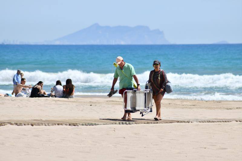 Playa de San Juan en Alicante.