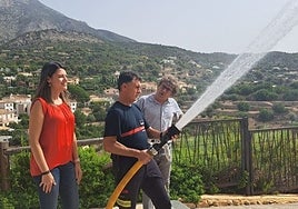 Los bomberos ya han probado la nueva instalación