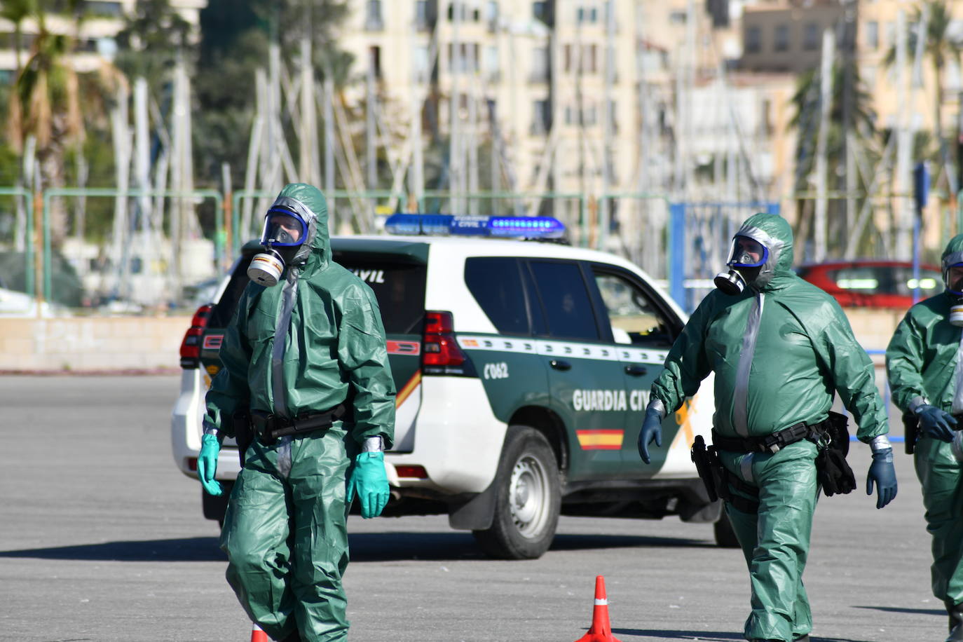 La Guardia Civil se prepara en Alicante para una posible amenaza NRBQ