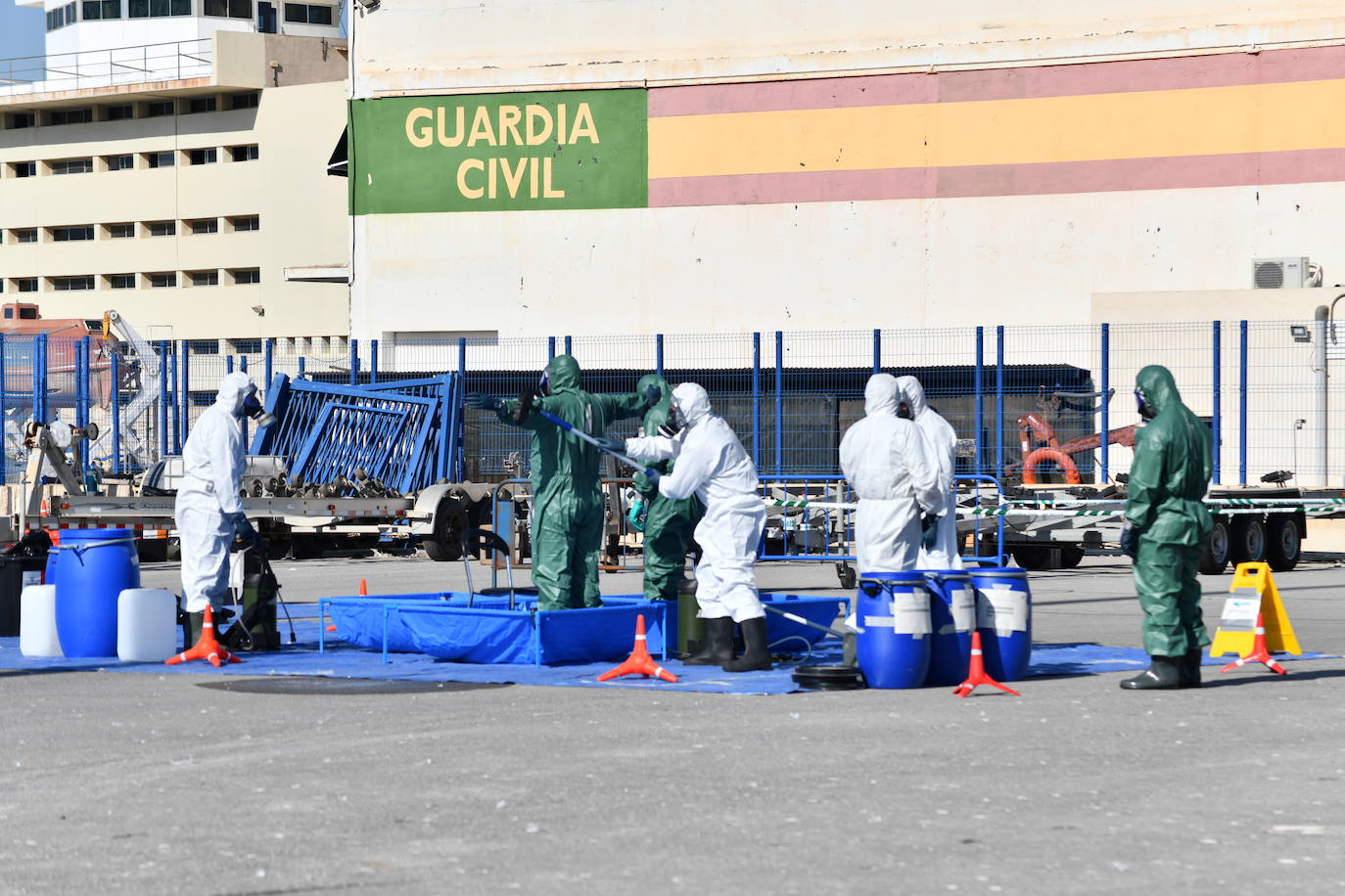 La Guardia Civil se prepara en Alicante para una posible amenaza NRBQ