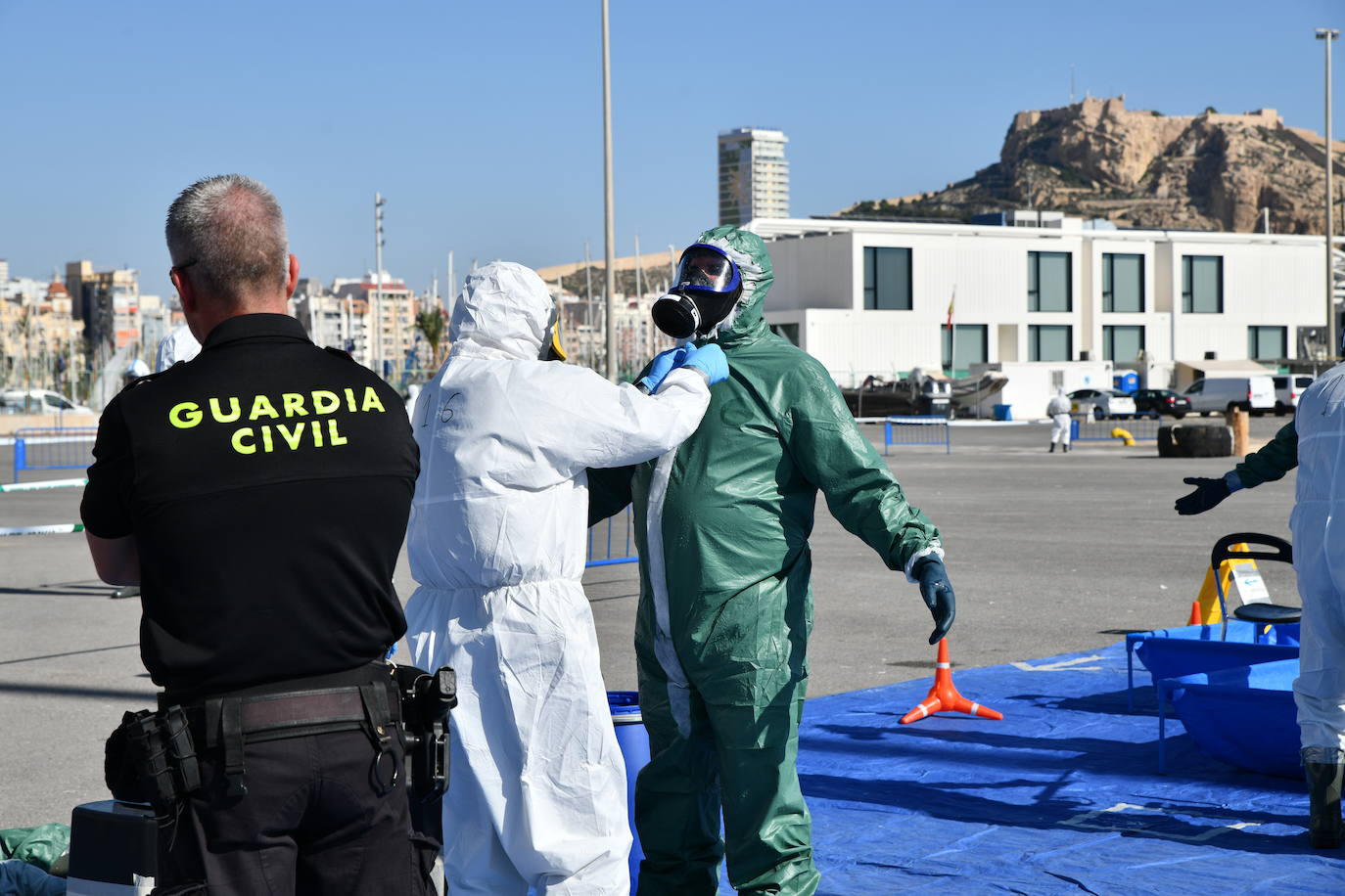 La Guardia Civil se prepara en Alicante para una posible amenaza NRBQ