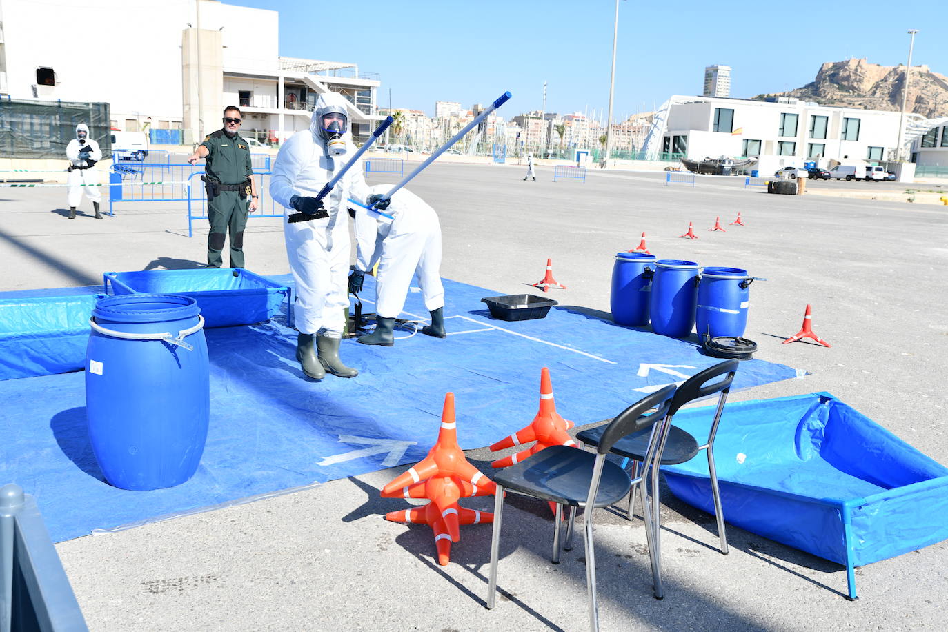 La Guardia Civil se prepara en Alicante para una posible amenaza NRBQ