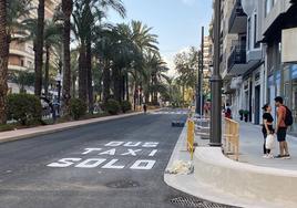 Todo listo para abrir al tráfico una parte de Federico Soto tras las obras de renovación