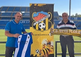 Presentación del convenio entre el Hércules y el Betis Florida en el Rico Pérez