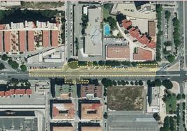 Cortes de tráfico en la avenida de Dénia para instalar un nuevo cruce con semáforos