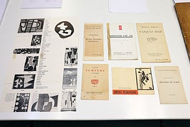 Una muestra del archivo personal del artista.