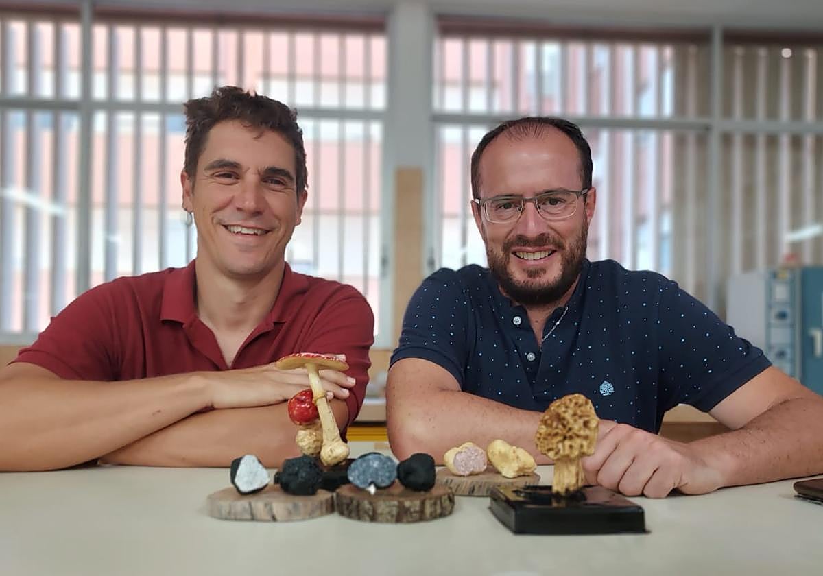 Los investigadores Sergi Gallego y Antonio Belda.