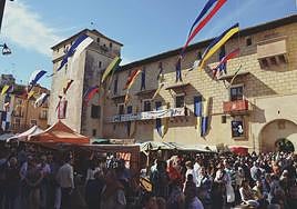 Palau Comtal de Cocentaina, en una imagen de archivo durante la Fira de Tots Sants.