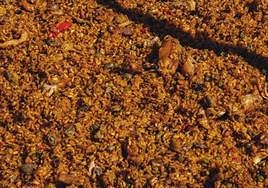 Plato de arroz de Alicante.