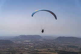 Vista de la ruta de El Palomeret en Agost