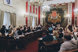 Sesión del pleno municipal de Alicante.