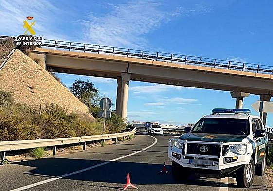 Control de la Guardia Civil.