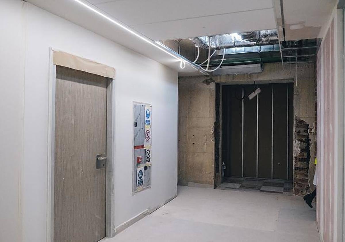 Obras en la parte de Urgencias del Hospital General de Alicante Doctor Balmis.