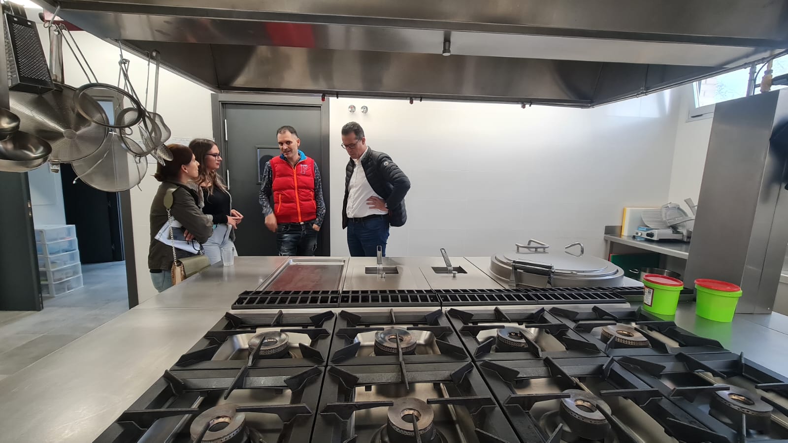 La nueva cocina del centro educativo.