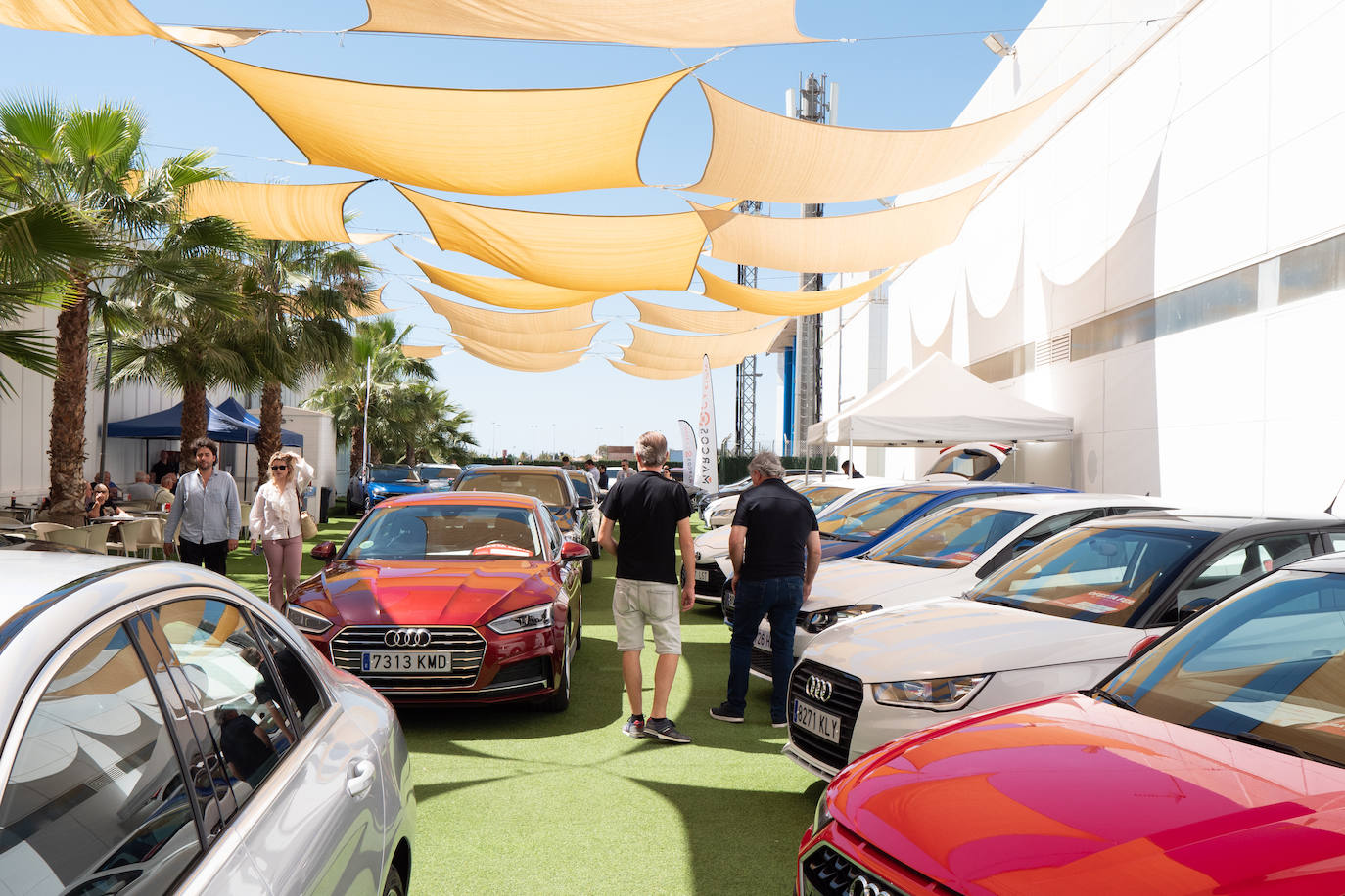 Coches expuestos en la feria de IFA.