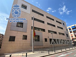 Foto de archivo de la Comisaria Provincial de Alicante.