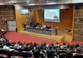 Imagen de la jornada sobre el duelo perinatal celebrada en el Hospital General de Alicante.
