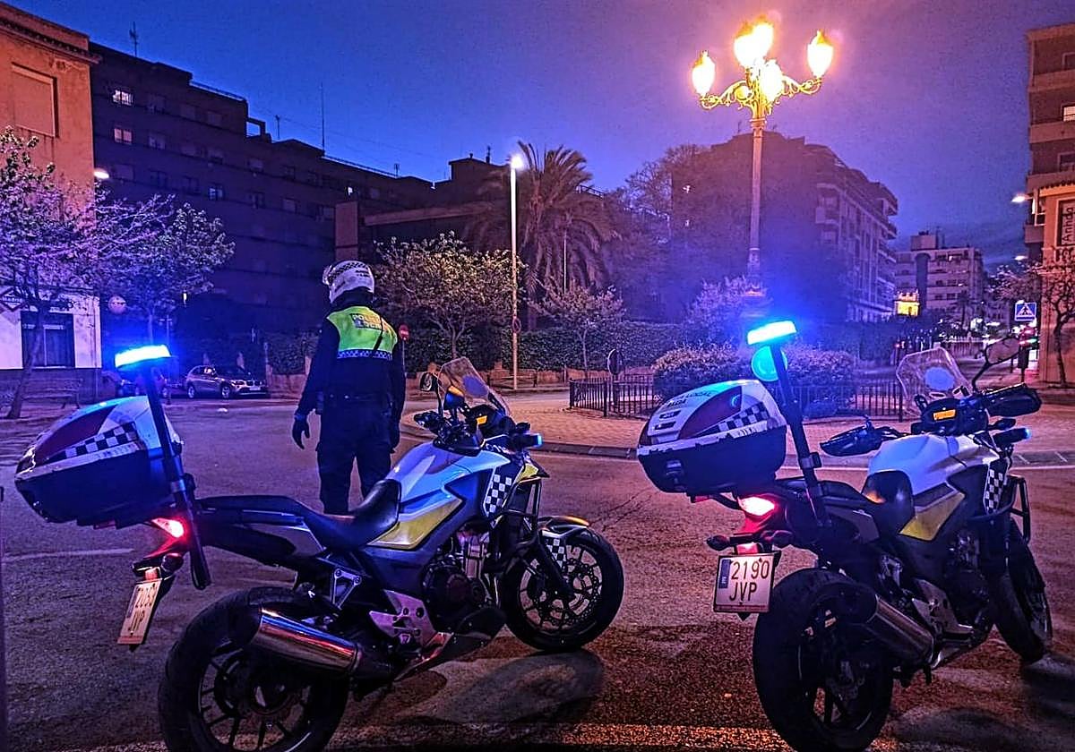 Patrulla de la Policía Local de Elda.