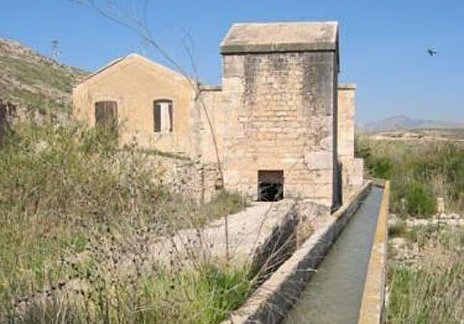 Imagen de la estructura hidráulica de Mutxamel.