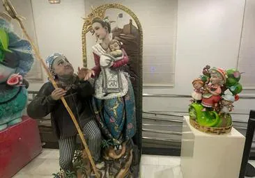 Los ninots indultats de Sagrada Familia ya están en el Museo de Hogueras
