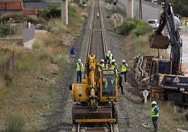 Trabajos de la conexión Murcia-Almería en la línea de alta velocidad
