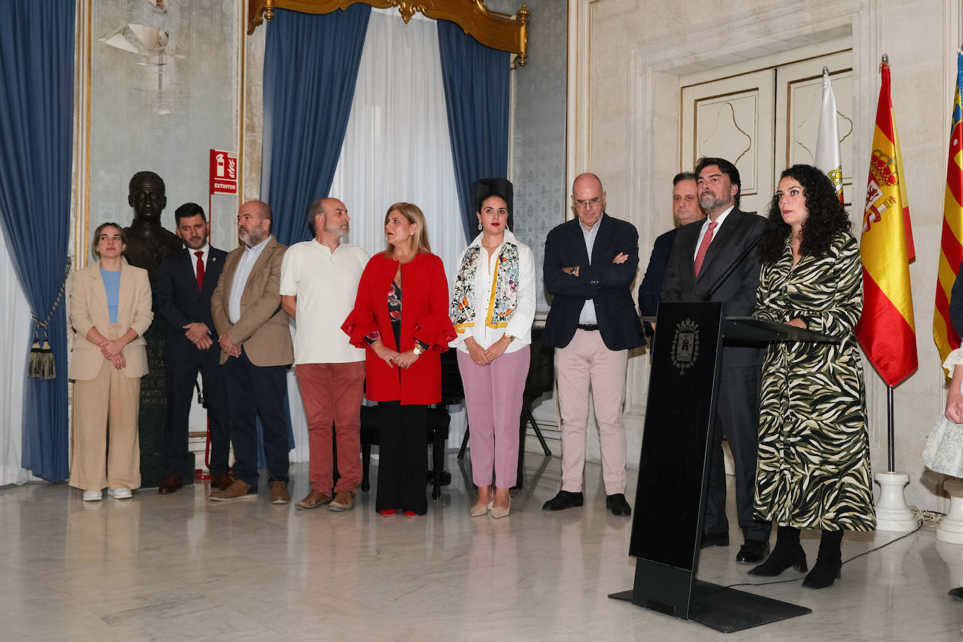 Apertura del acto de entrega de premios.